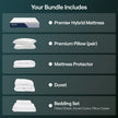 Nectar Premier Hybrid Bedroom Bundle - Double
