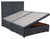 Double / Charcoal / Ottoman Side