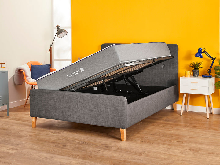 STORAGE BED WITH MATTRESS